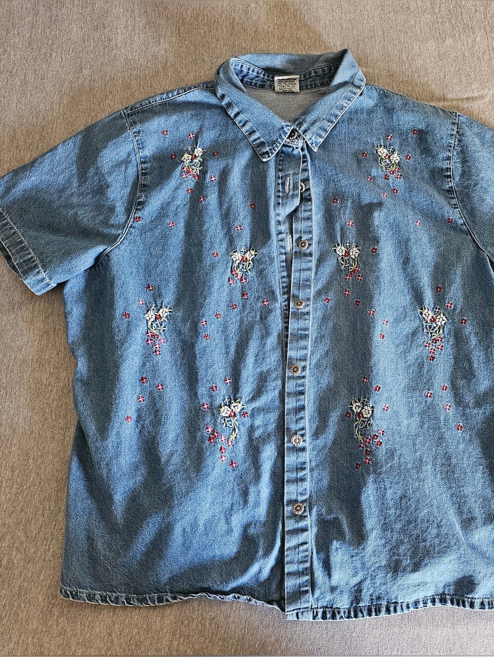 Cascade Blues Denim Shirt 2X